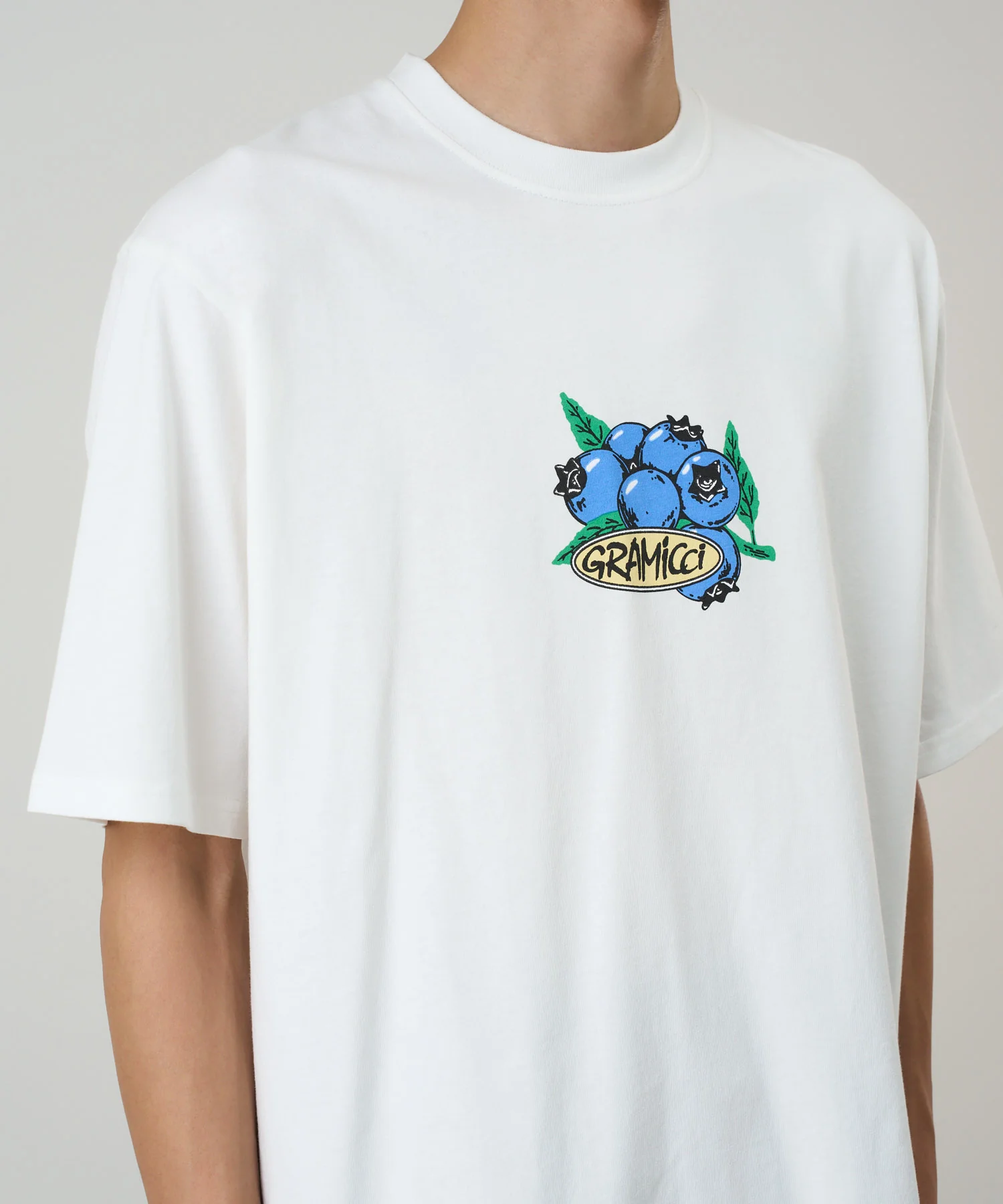 Blueberry Tee - White - Image 3