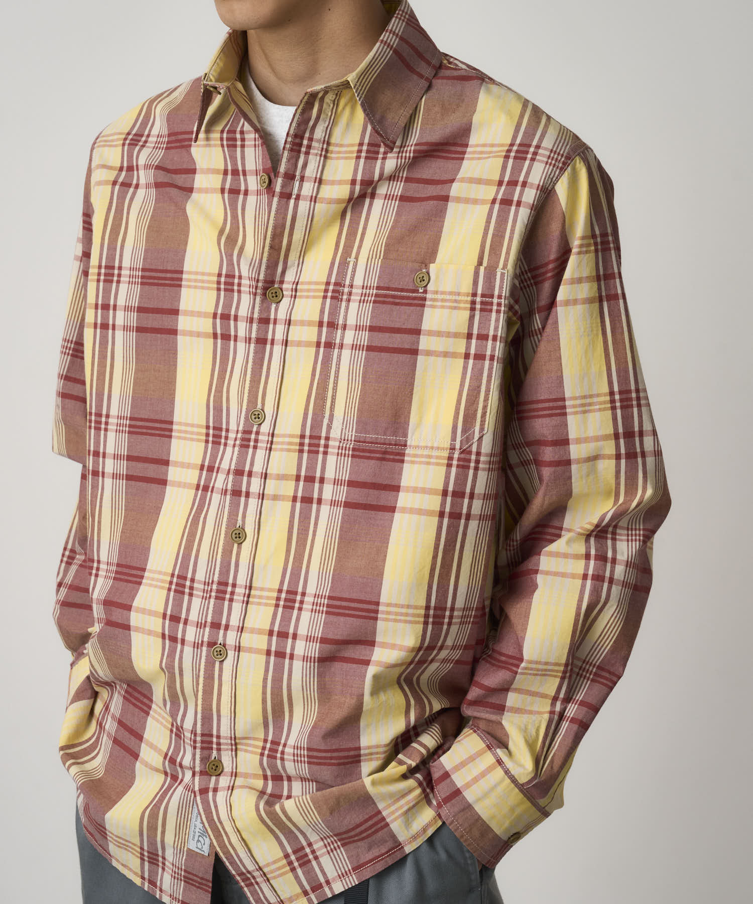 Broadcloth Stance Shirt - Mustard - Image 3