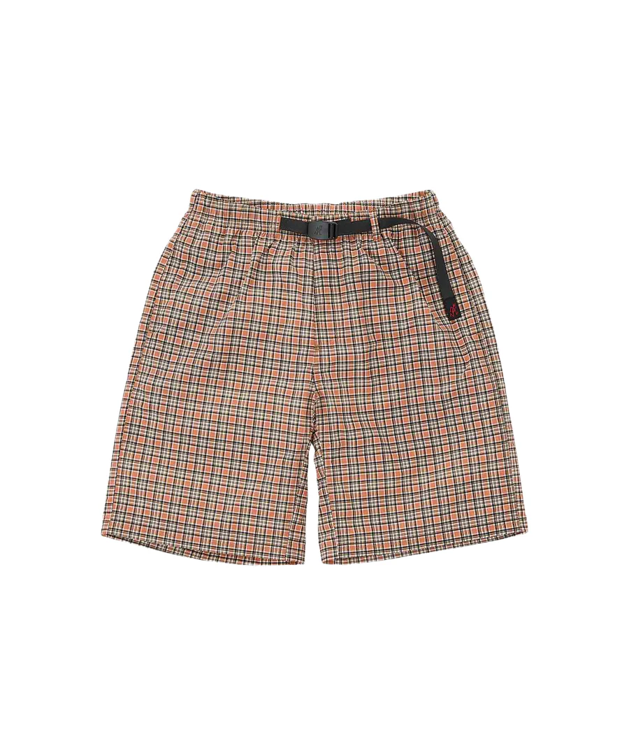Checkered Shell Short - Brick Check
