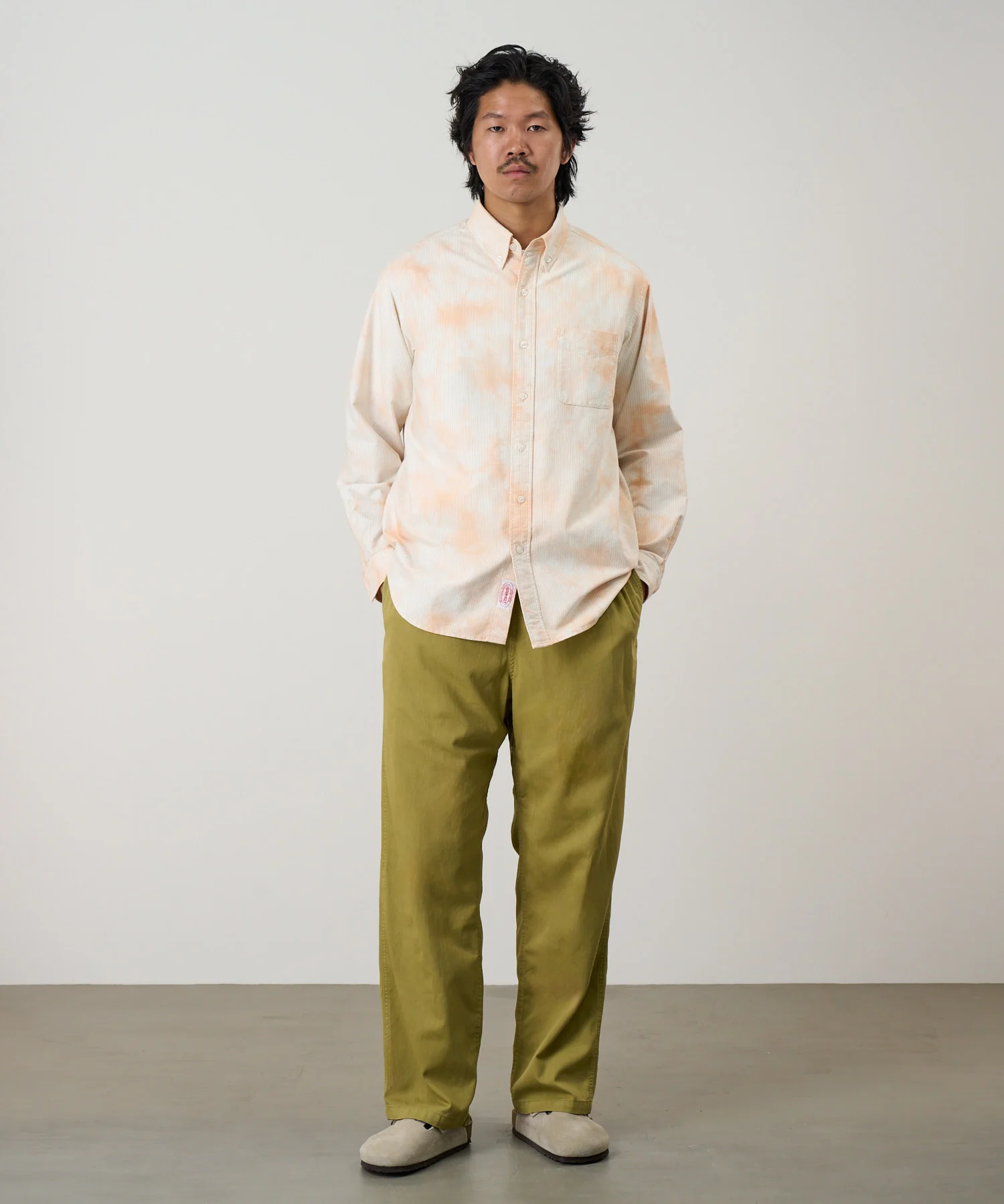 Classic Oxford Bleached Shirt - Stripe - Image 3