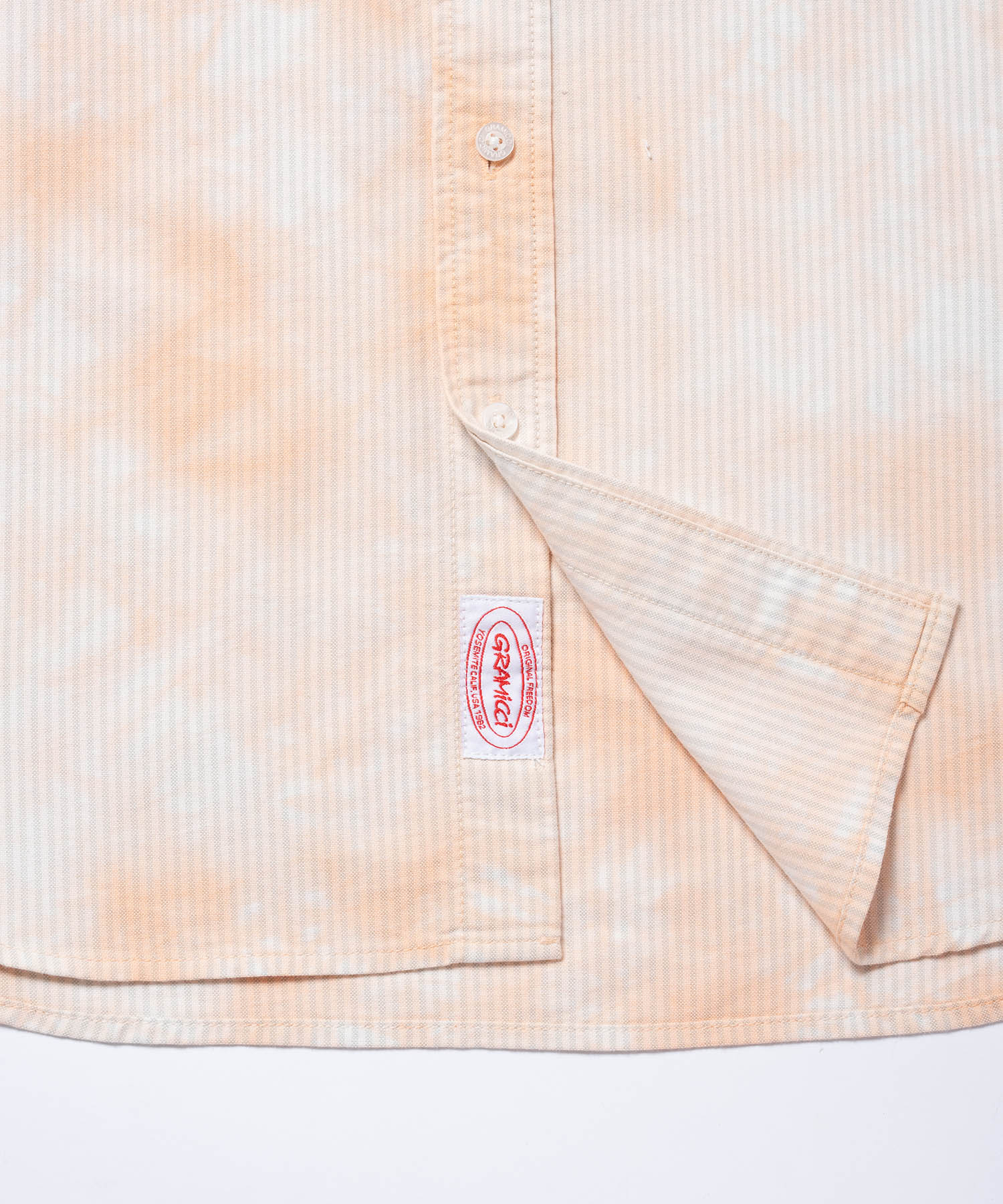 Classic Oxford Bleached Shirt - Stripe - Image 5