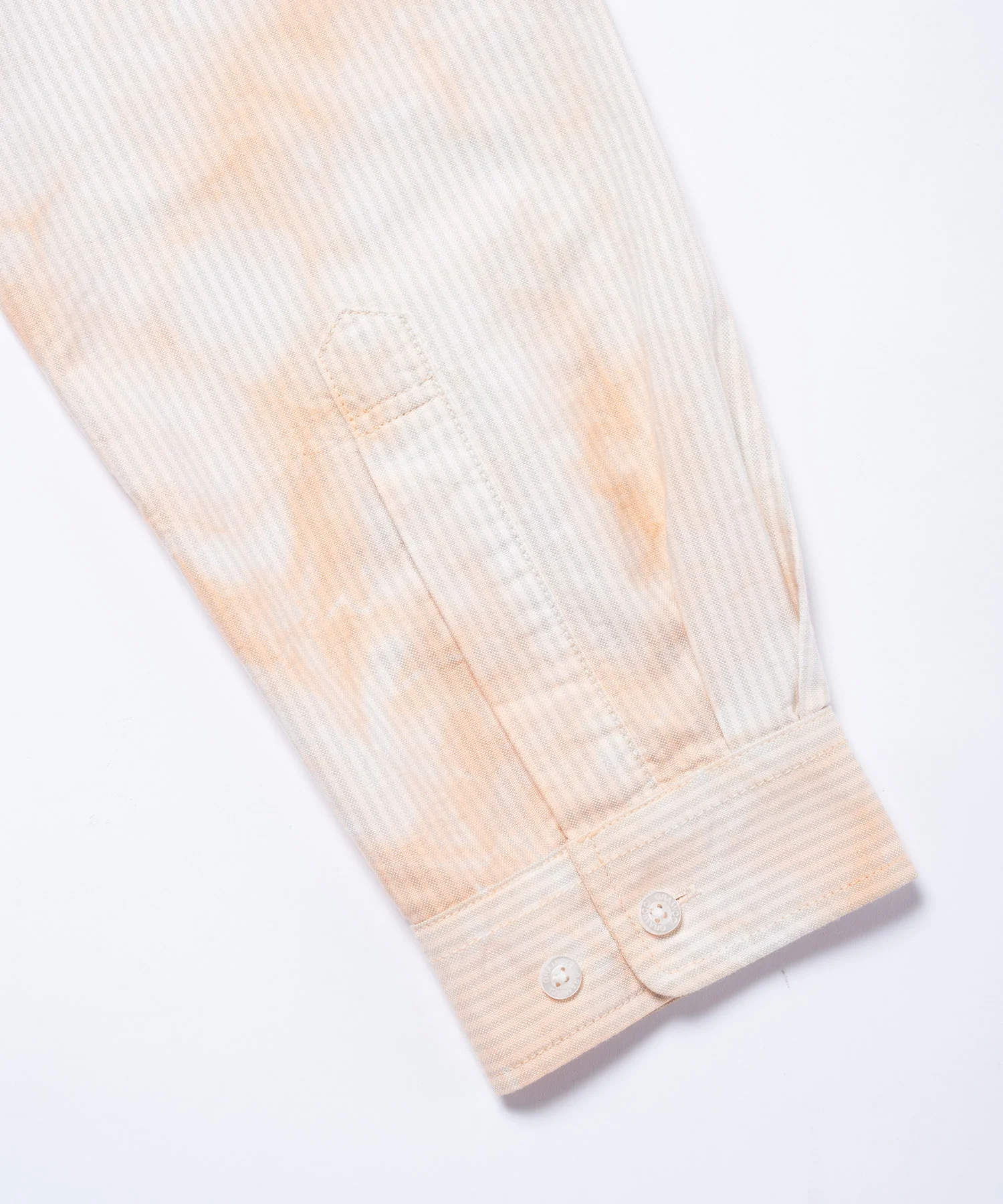 Classic Oxford Bleached Shirt - Stripe - Image 6