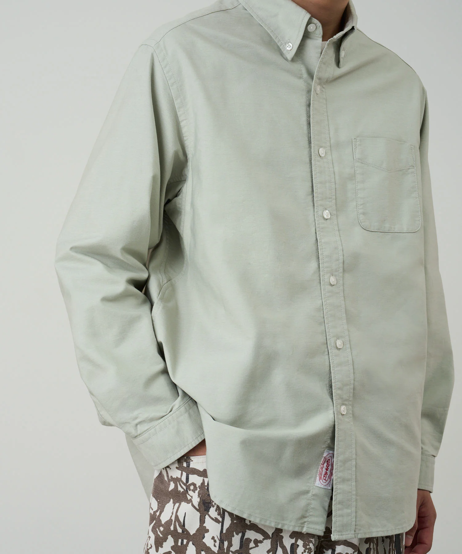 Classic Oxford Coolmax Shirt - Lime Green - Image 2