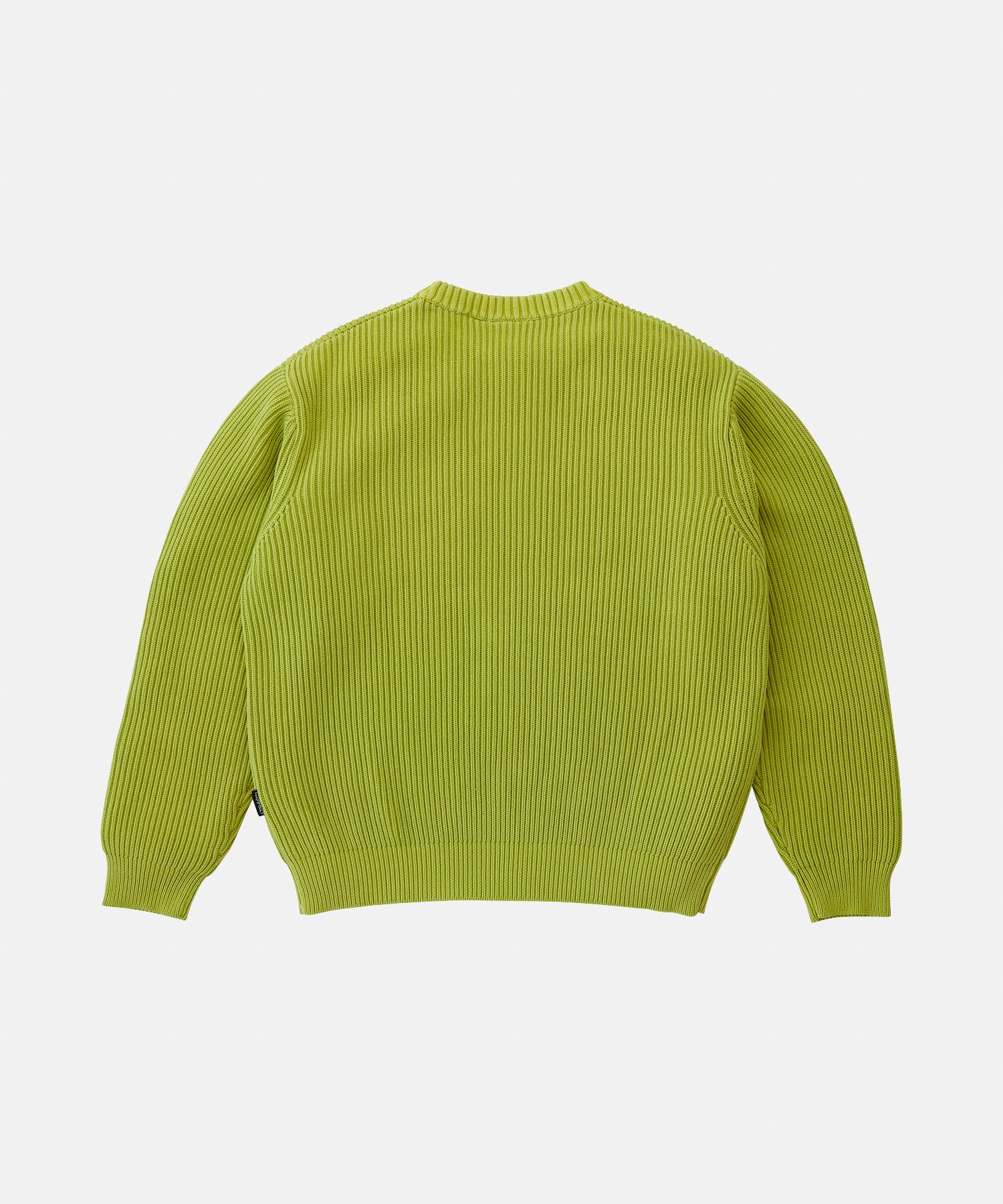 Cotton Knit Sweater - Mist Green - Image 6