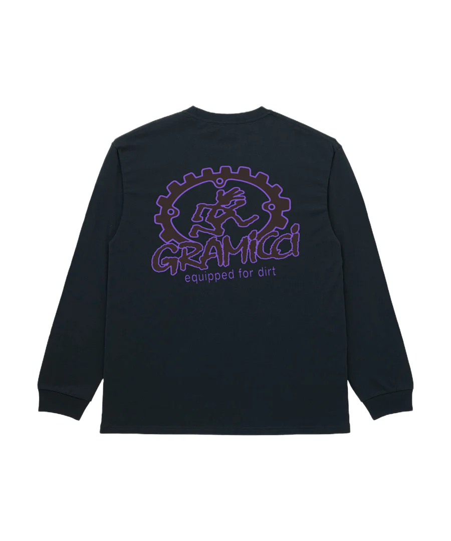 Equipped For Dirt L/S Tee - Vintage Black