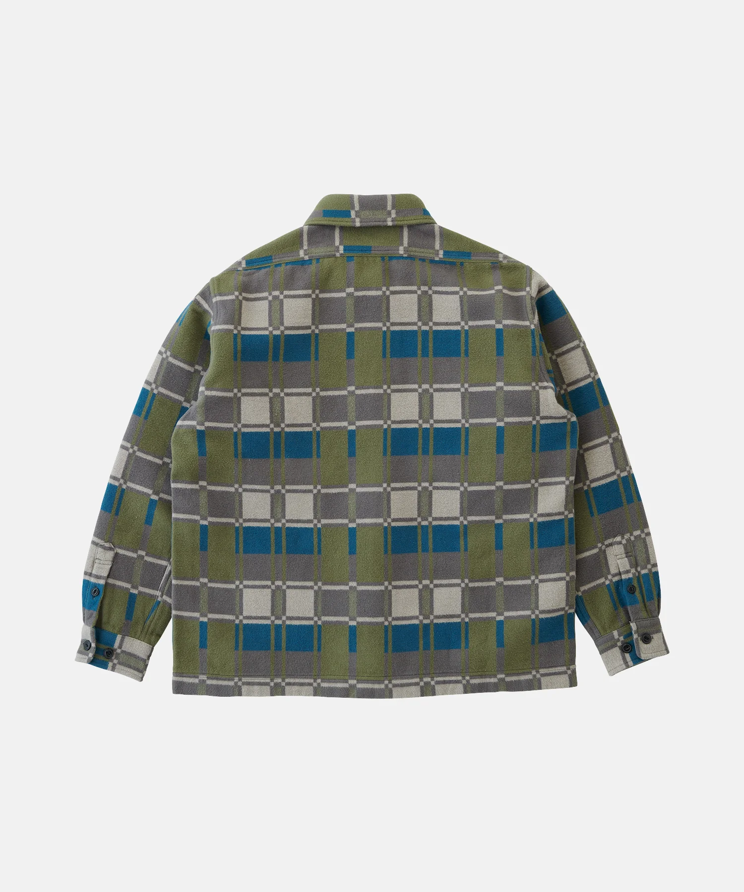 Flannel Anthony Shirt - Silver Check - Image 5