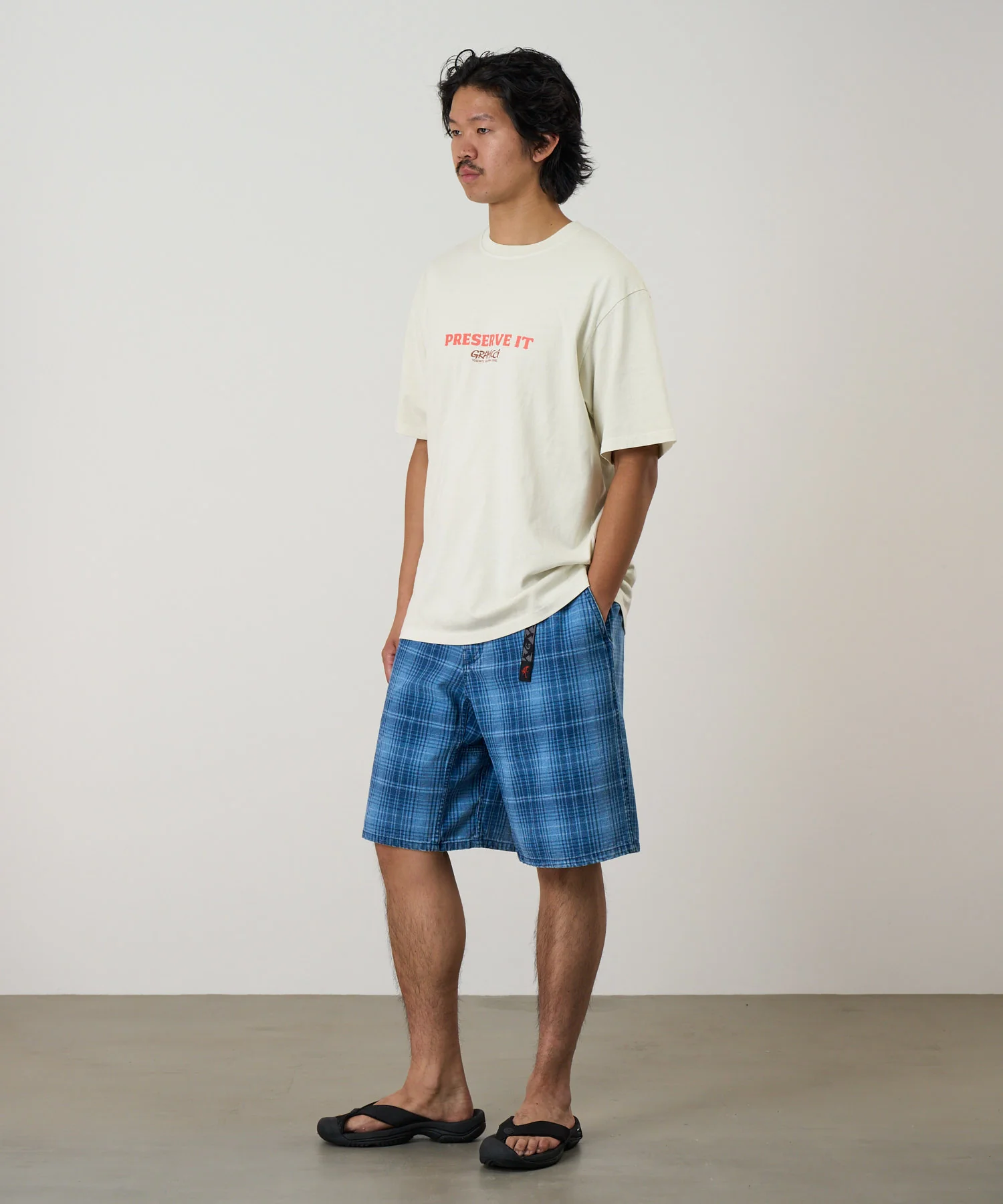 Footprints Tee Pigment Dyed - Natural Pigment - Image 4