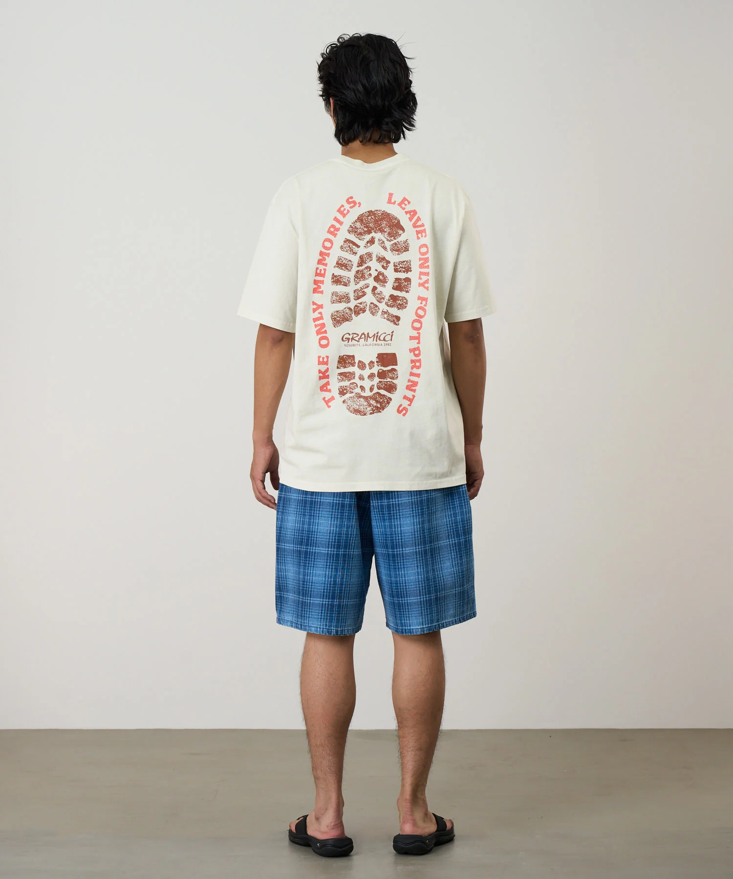 Footprints Tee Pigment Dyed - Natural Pigment - Image 5