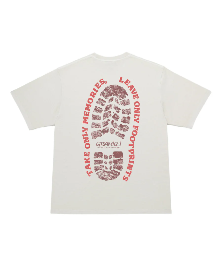 Footprints Tee Pigment Dyed - Natural Pigment - Image 6