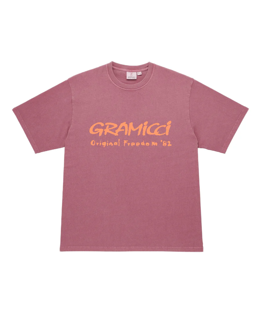 Freedom Tee Pigment Dyed - Red Pigment