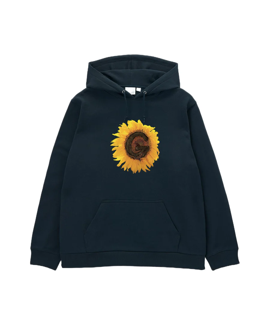 G-Flower Hooded Sweatshirt - Vintage Black
