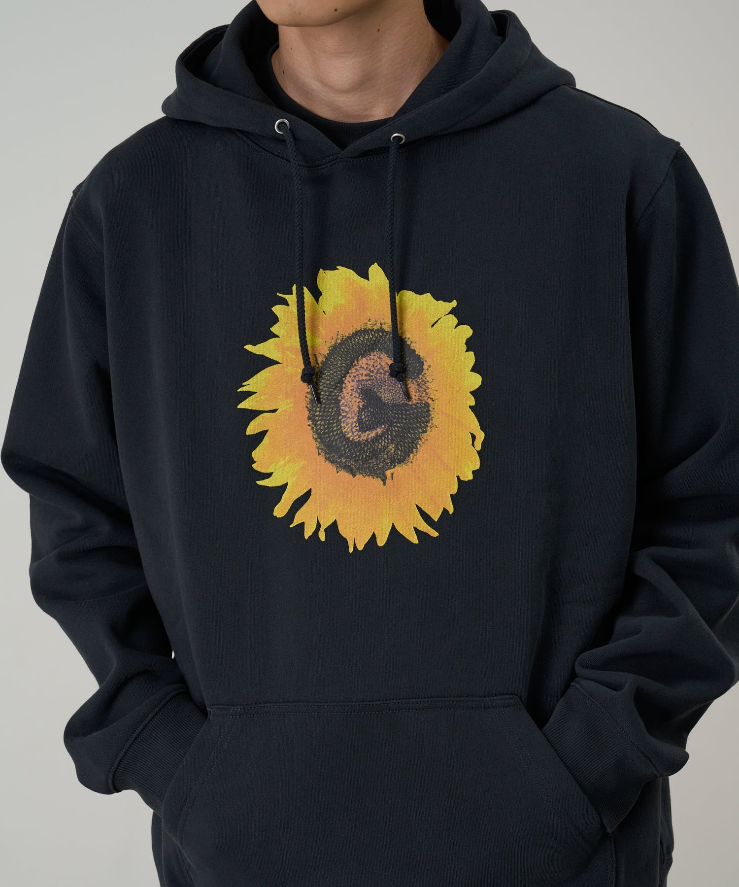 G-Flower Hooded Sweatshirt - Vintage Black - Image 2