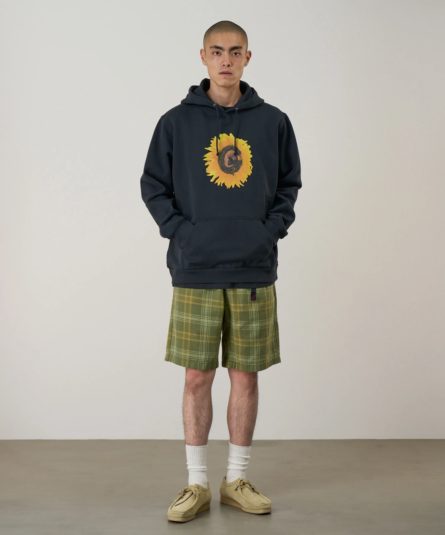 G-Flower Hooded Sweatshirt - Vintage Black - Image 3