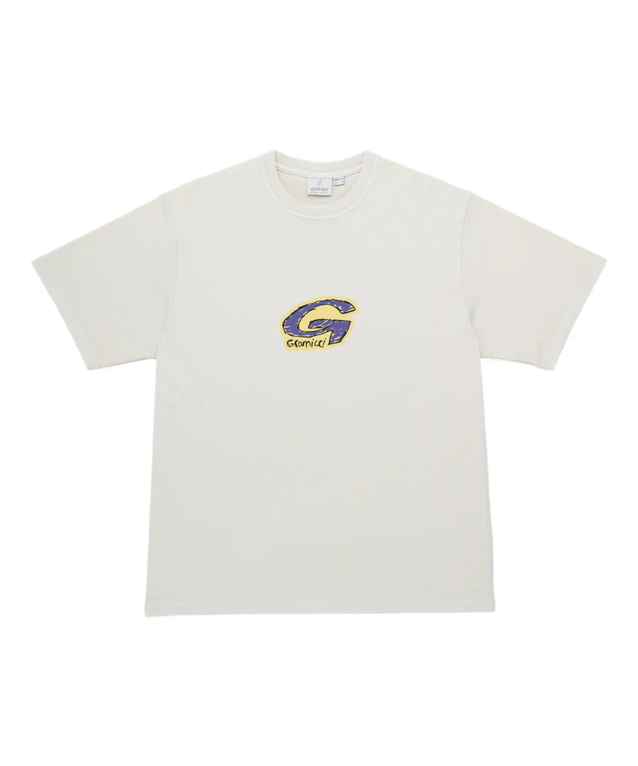G-Scribble Tee Pigment Dyed - Natural Pigment