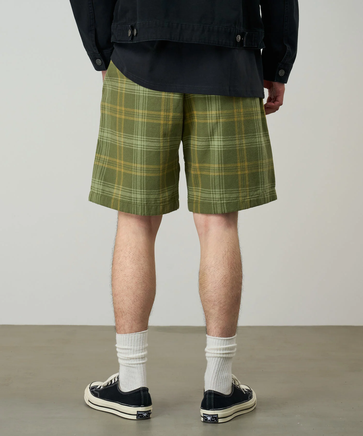 Hemp G-Short Plaid - Plaid - Image 3