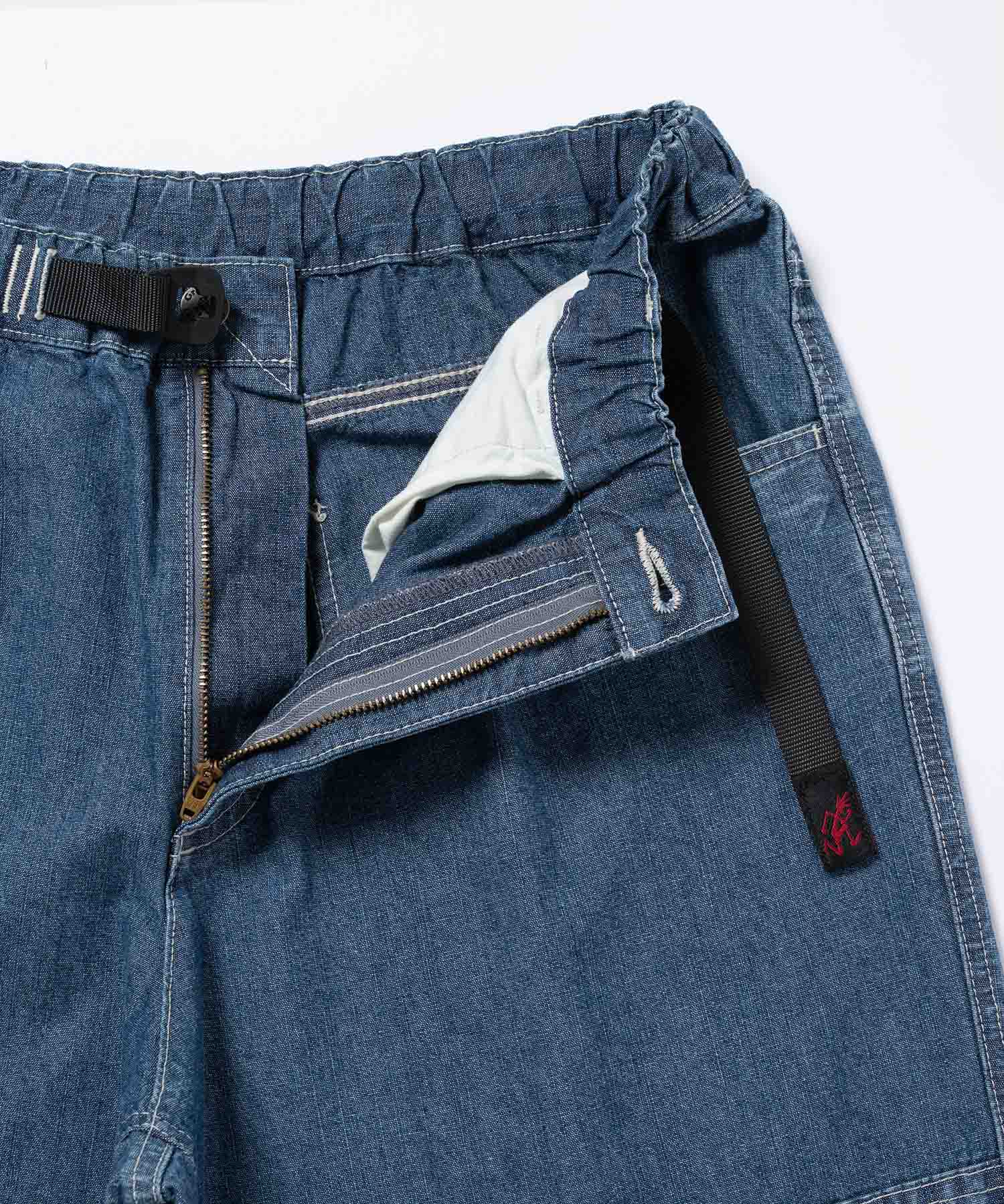 Japanese Chambray Double Knee - Blue - Image 6