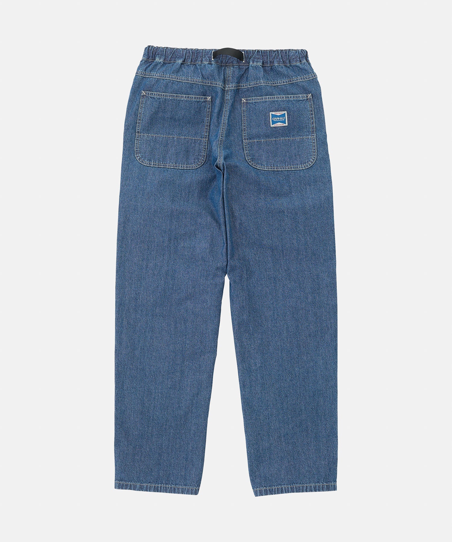 Japanese Chambray Double Knee - Blue - Image 7
