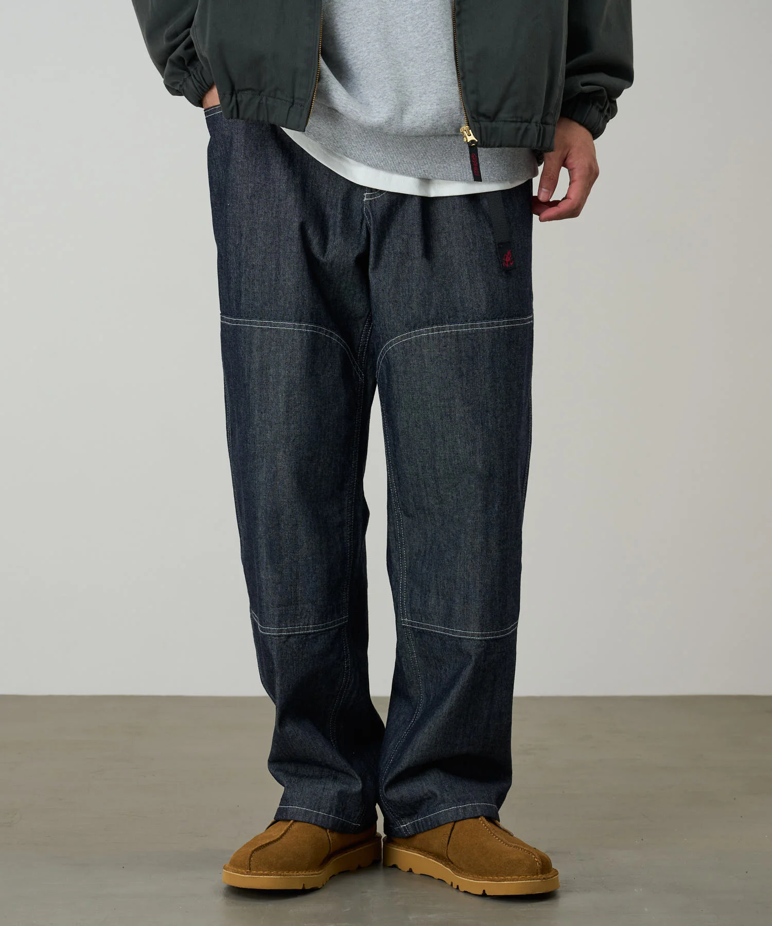 Japanese Chambray Double Knee - Navy - Image 2
