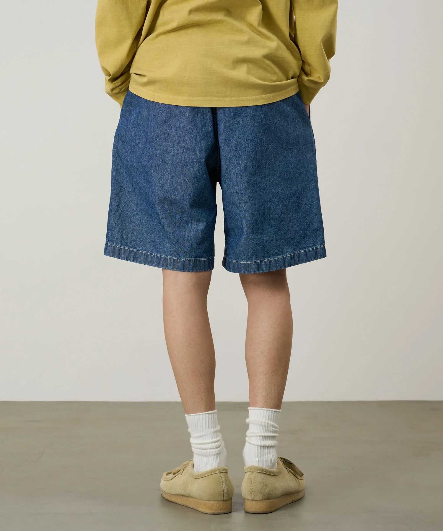 Japanese Chambray Short - Blue - Image 3