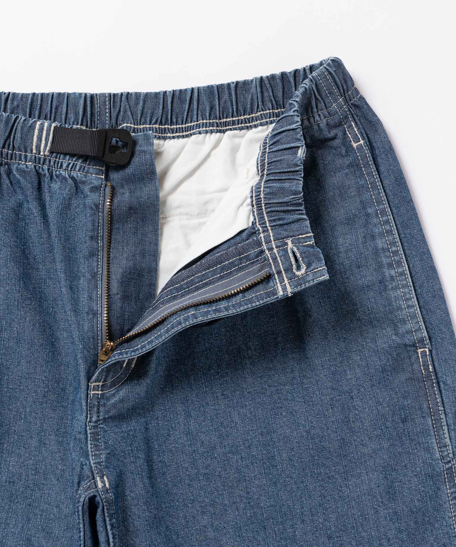 Japanese Chambray Short - Blue - Image 6