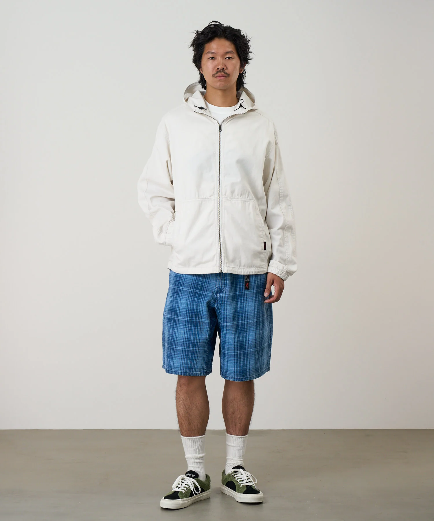 Lagoon Short Denim Plaid - Indigo Checkered Plaid - Image 4