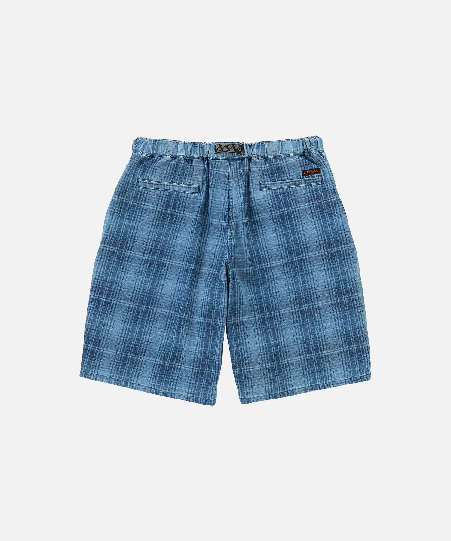 Lagoon Short Denim Plaid - Indigo Checkered Plaid - Image 6