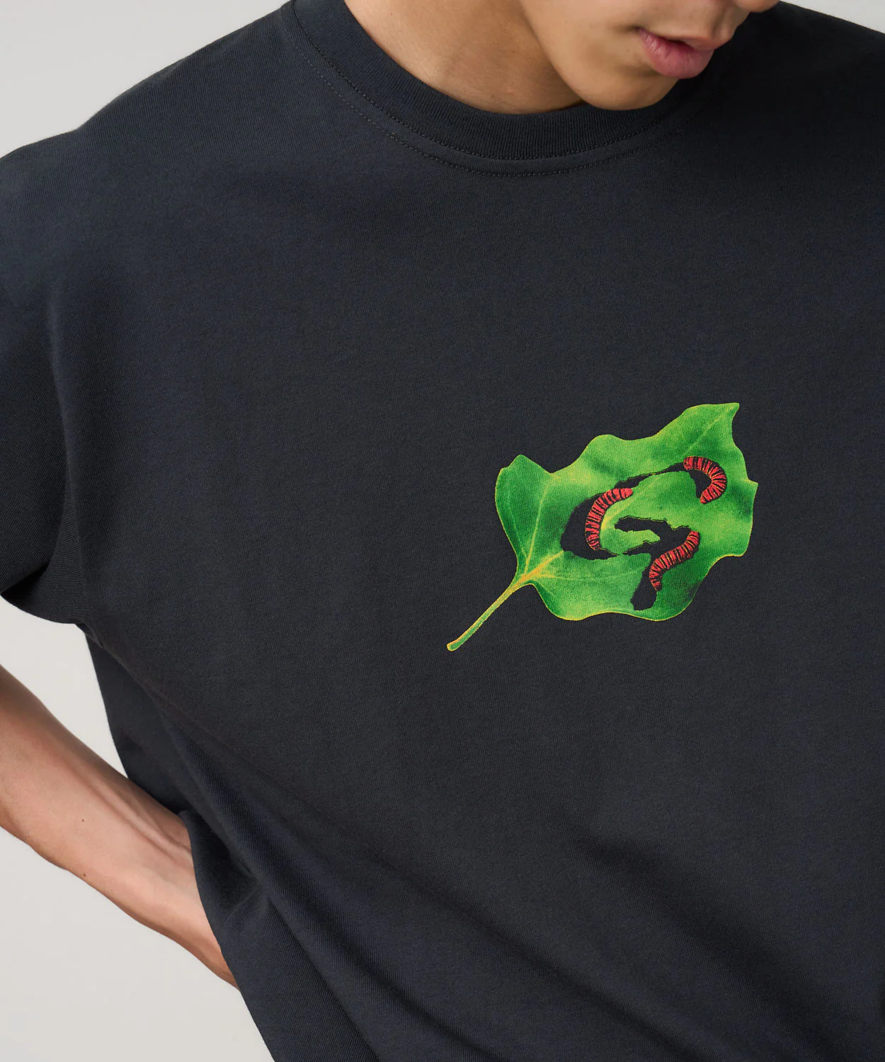 Leaf Tee - Vintage Black - Image 3