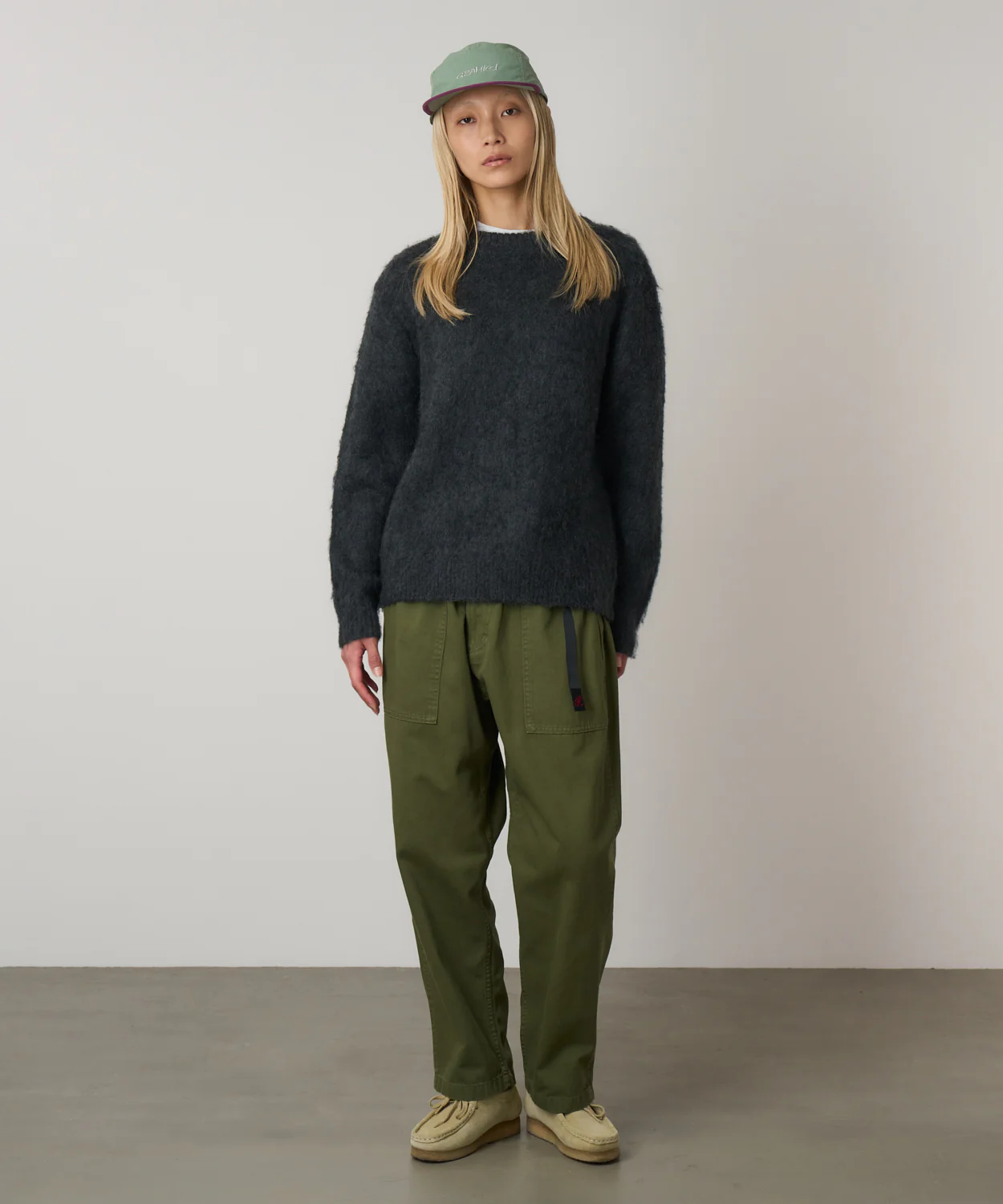 Loose Tapered Pant - Olive - Image 2