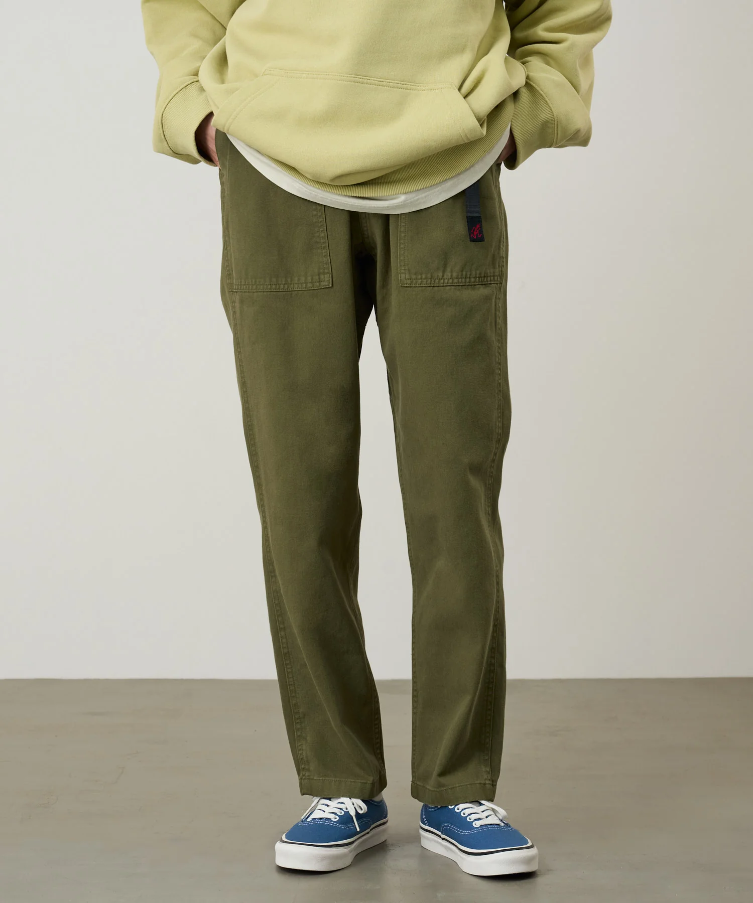 Loose Tapered Ridge Pant - Olive - Image 3
