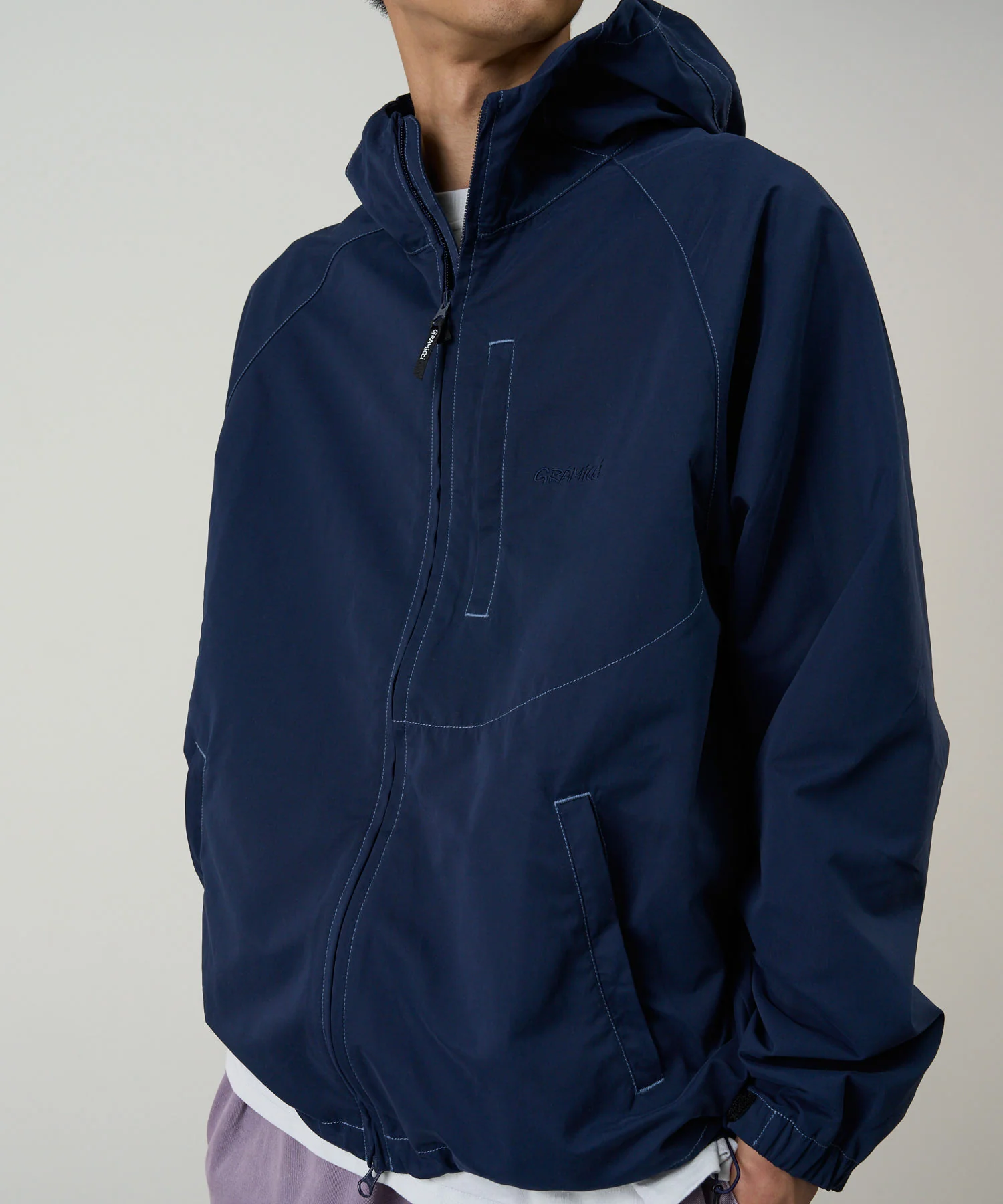 Milton Hooded Jacket - Dark Navy - Image 12