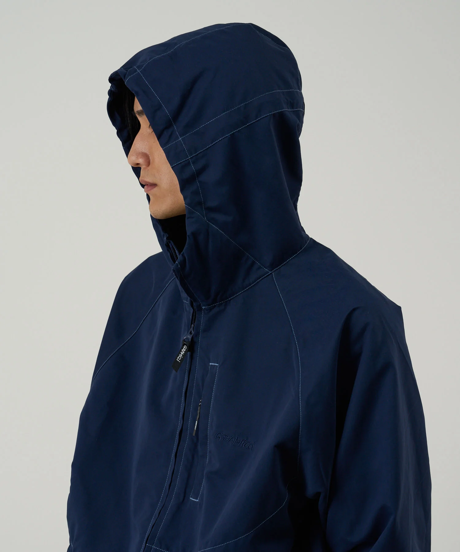 Milton Hooded Jacket - Dark Navy - Image 13