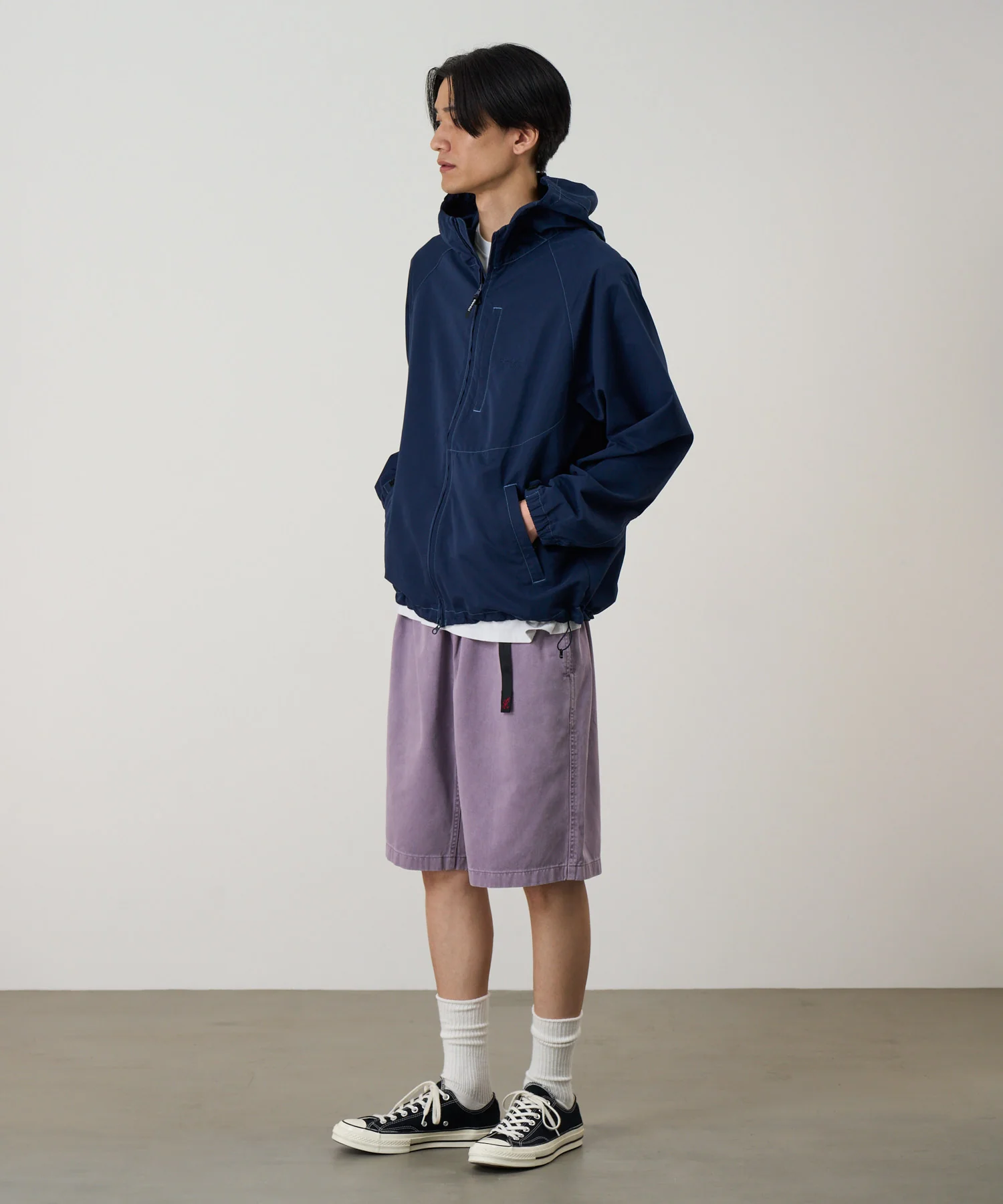 Milton Hooded Jacket - Dark Navy - Image 9