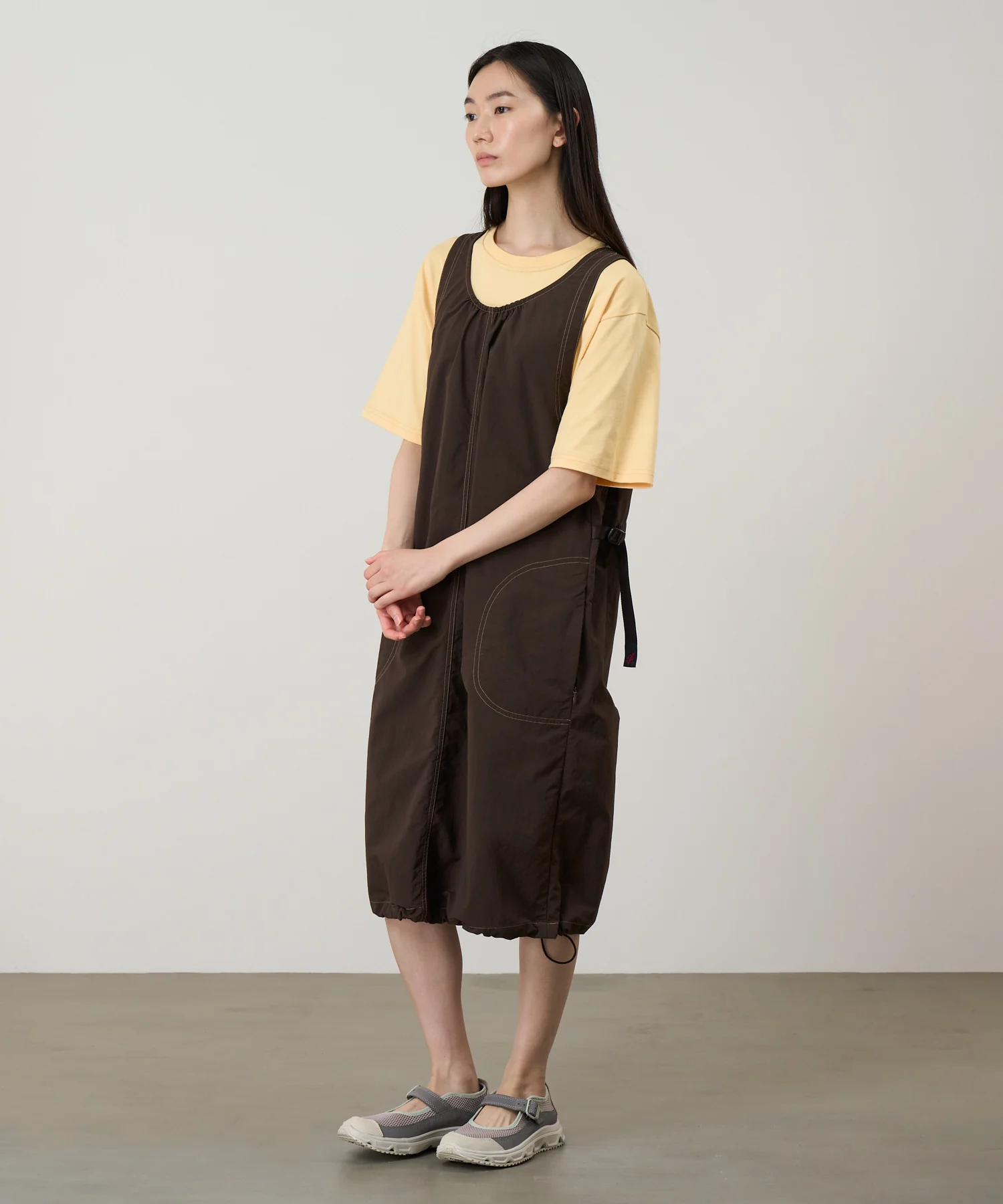 Nylon Dress - Chocolate - Image 5