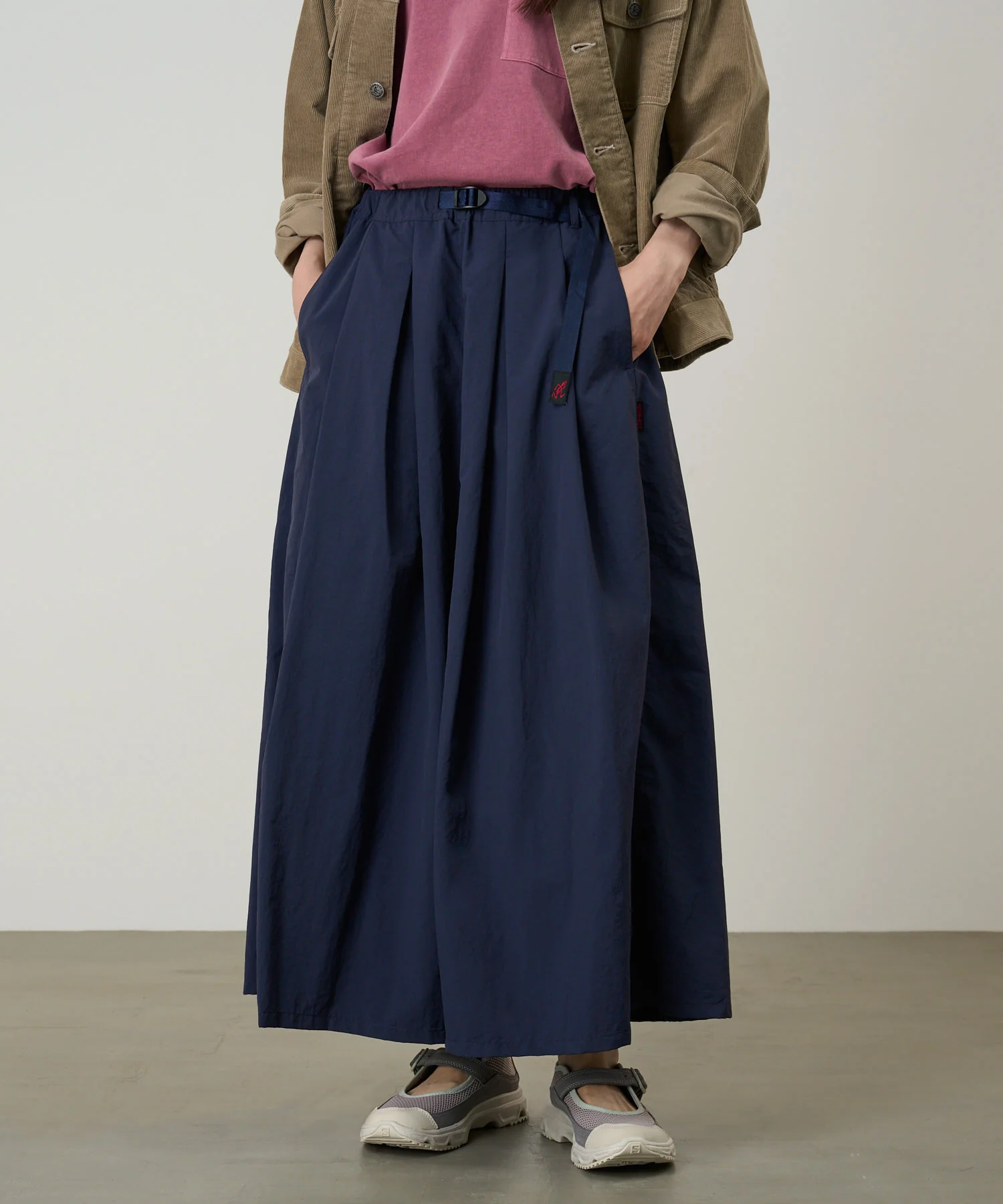 Nylon Flare Pant - British Navy - Image 3