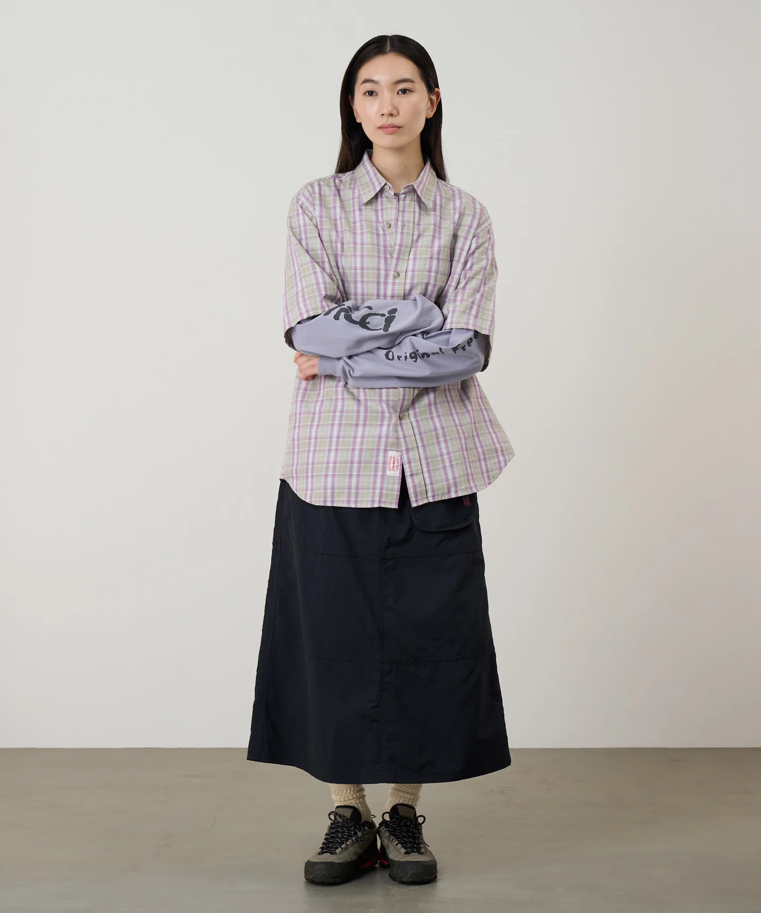 Nylon Utility Skirt - Black - Image 3