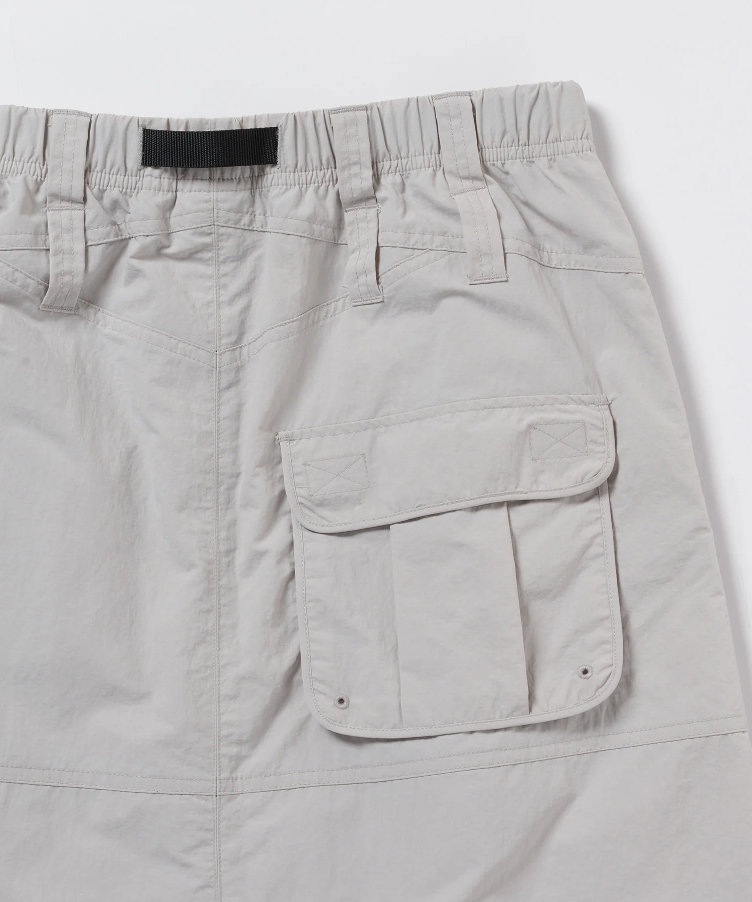 Nylon Utility Skirt - Ecru - Image 7