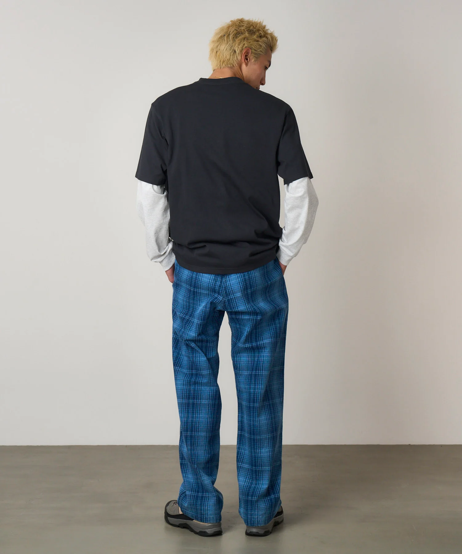 O.G. Denim Plaid Pant - Indigo Checkered Plaid - Image 4