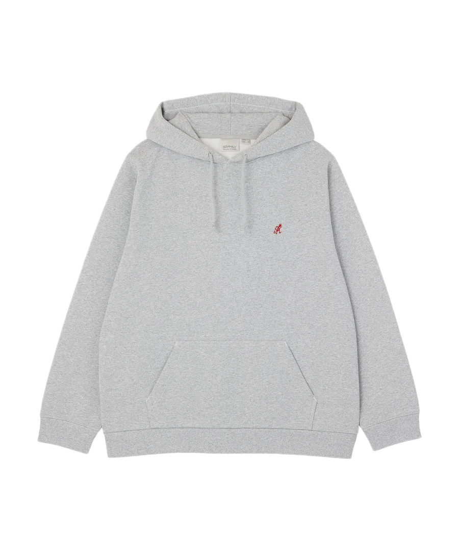 One Point Hooded Sweatshirt - Heather Grey
