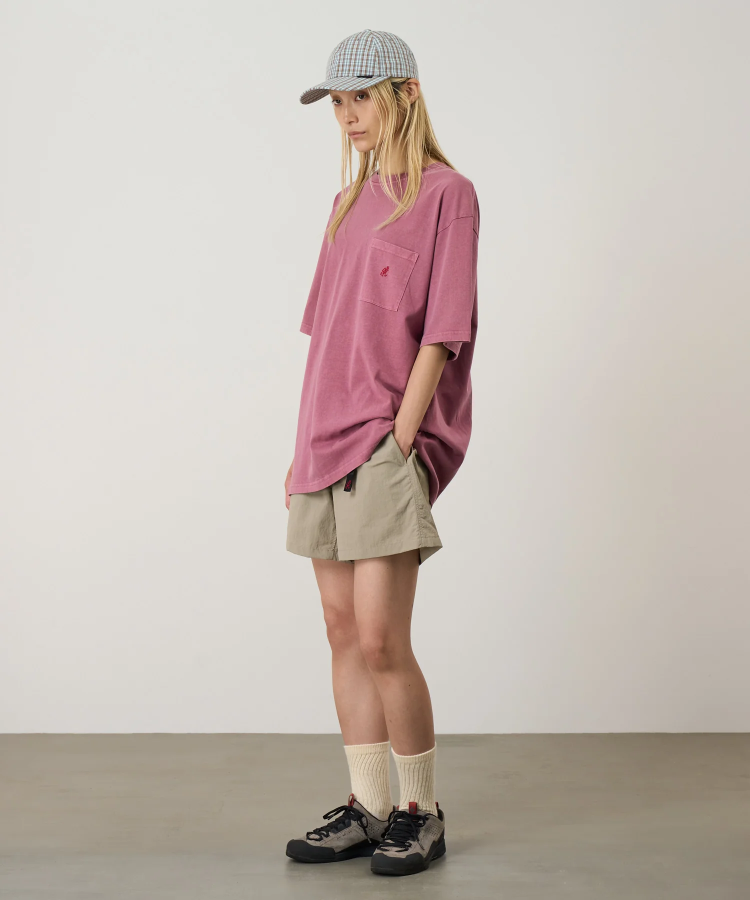 One Point Tee Pigment Dyed - Red Pigment - Image 3
