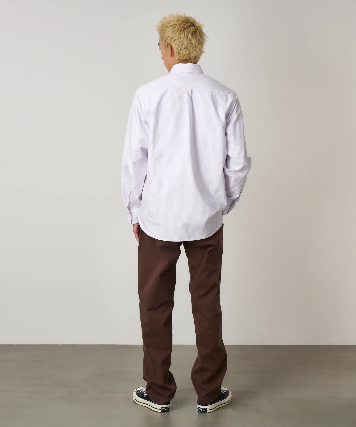 Oxford Button Down Stance Shirt - Iris Stripe - Image 4