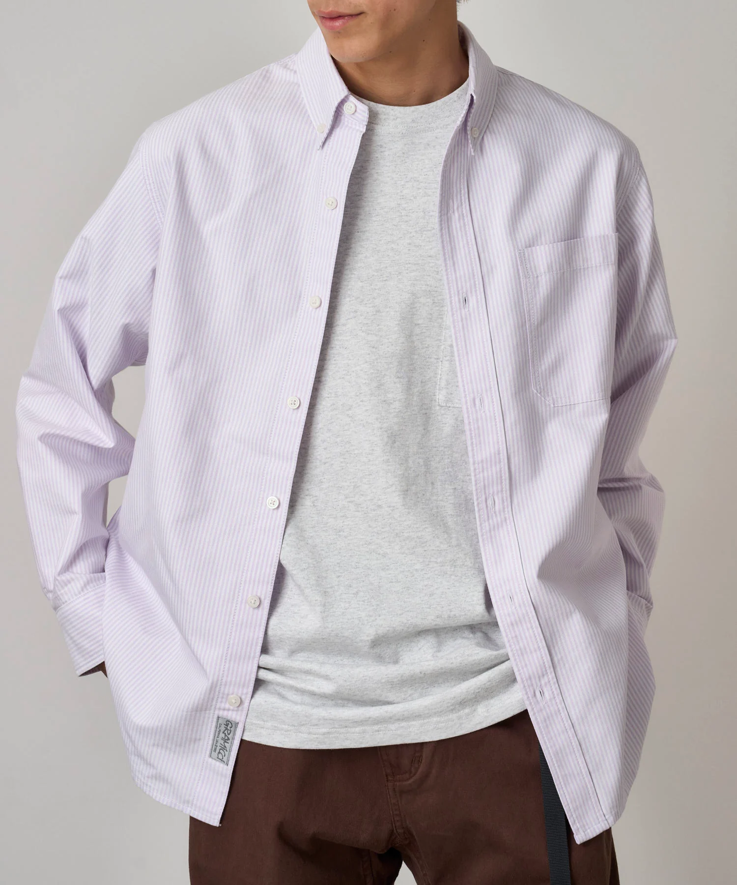 Oxford Button Down Stance Shirt - Iris Stripe - Image 6