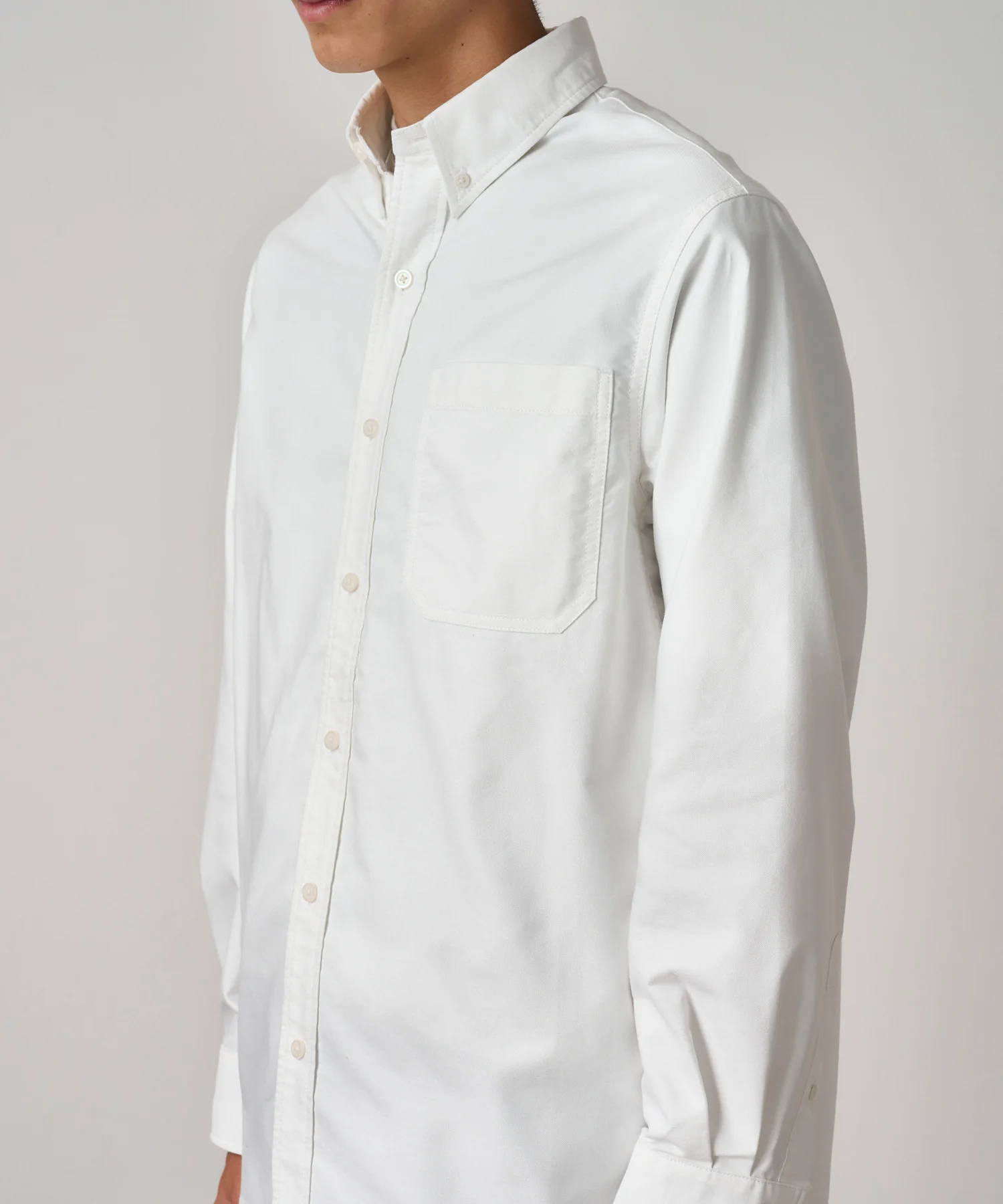 Oxford Button Down Stance Shirt - White - Image 3