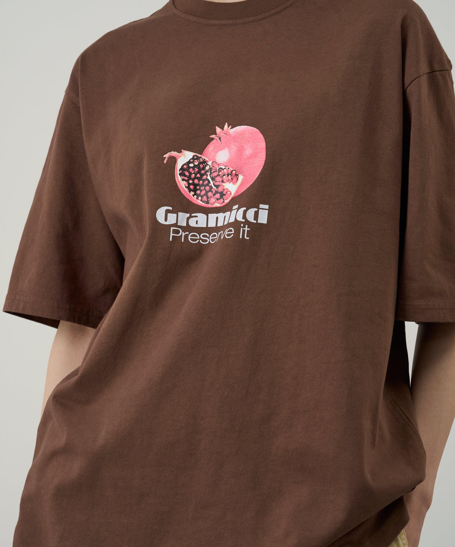 Pomegranate Tee - Brown - Image 3