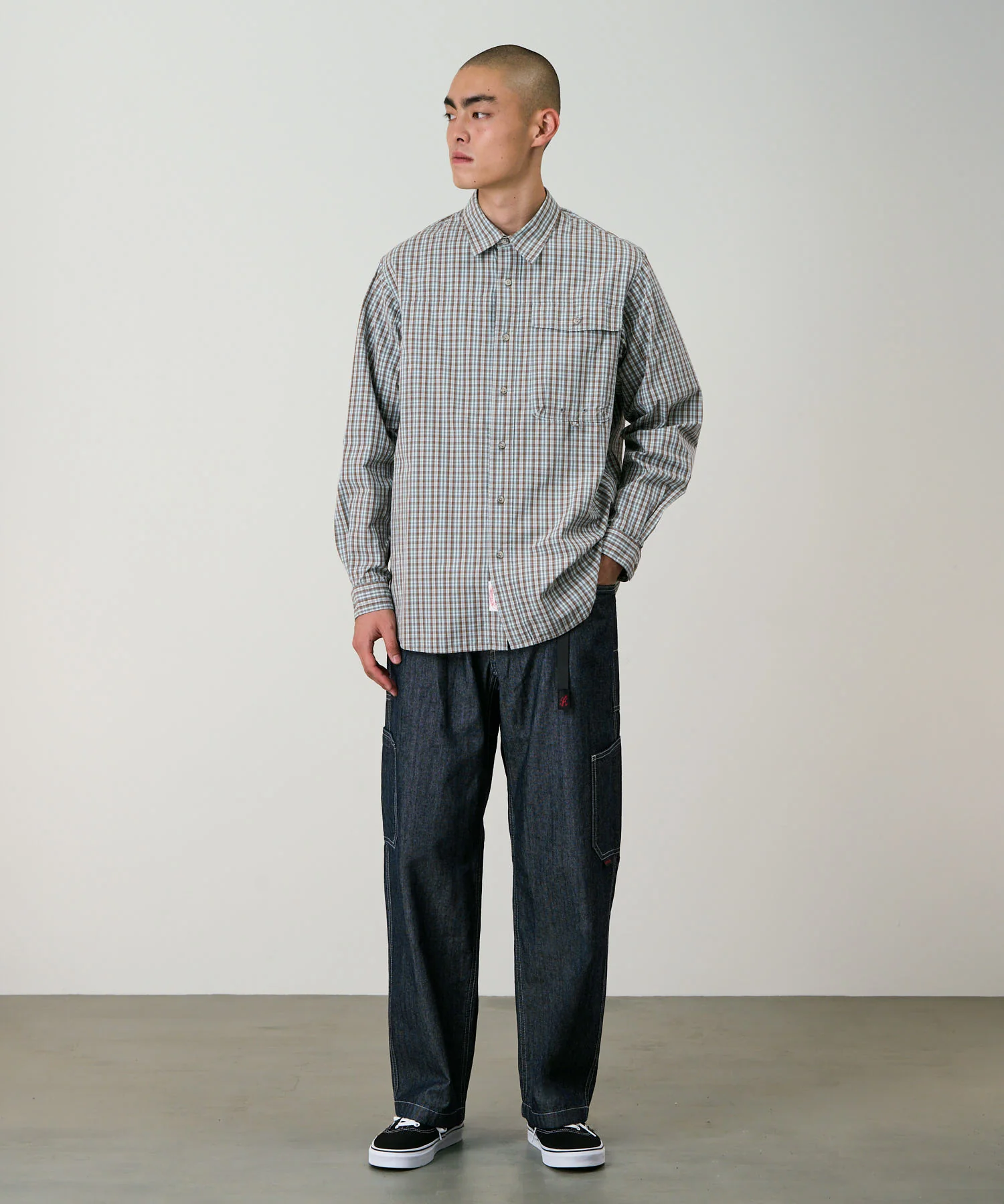 Poplin Millwood Shirt - Brown - Image 3