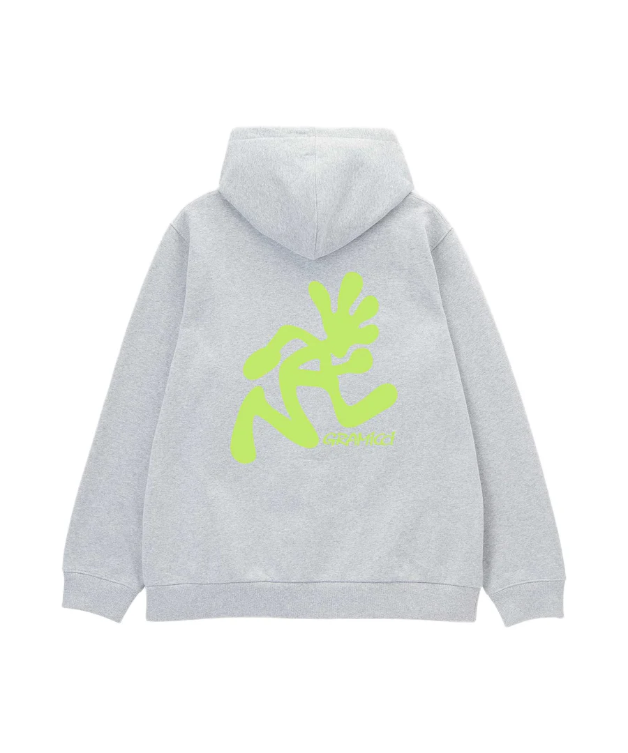 Running Man Hooded Sweatshirt - Heather Grey
