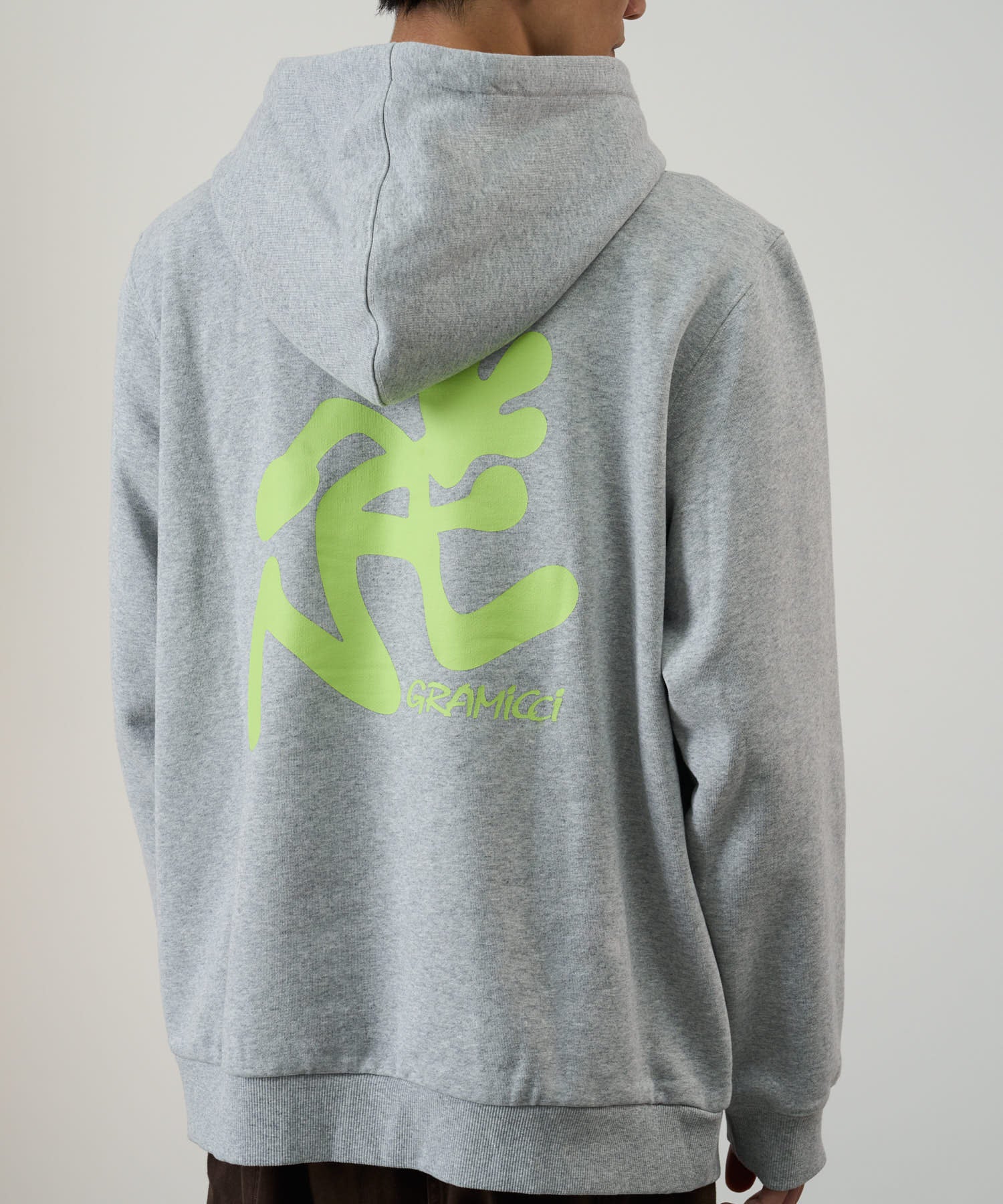 Running Man Hooded Sweatshirt - Heather Grey - Image 2