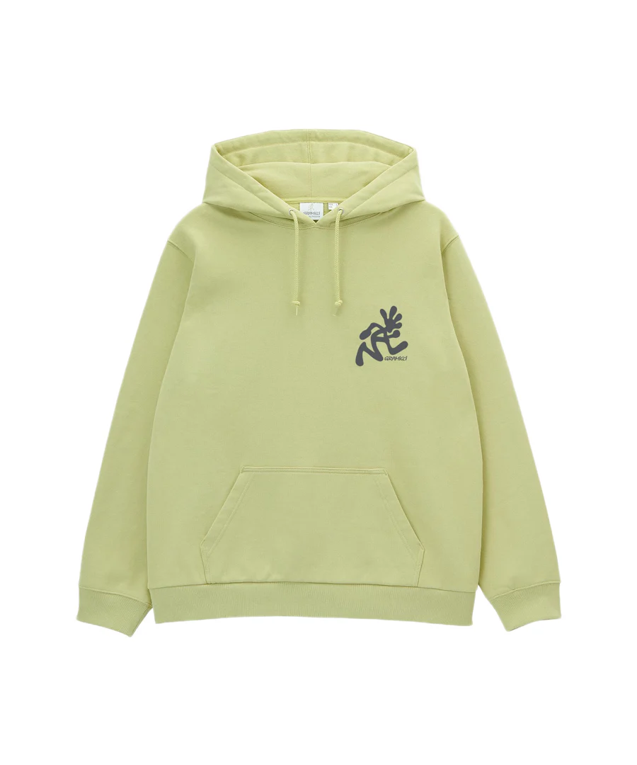 Running Man Hooded Sweatshirt - Lime