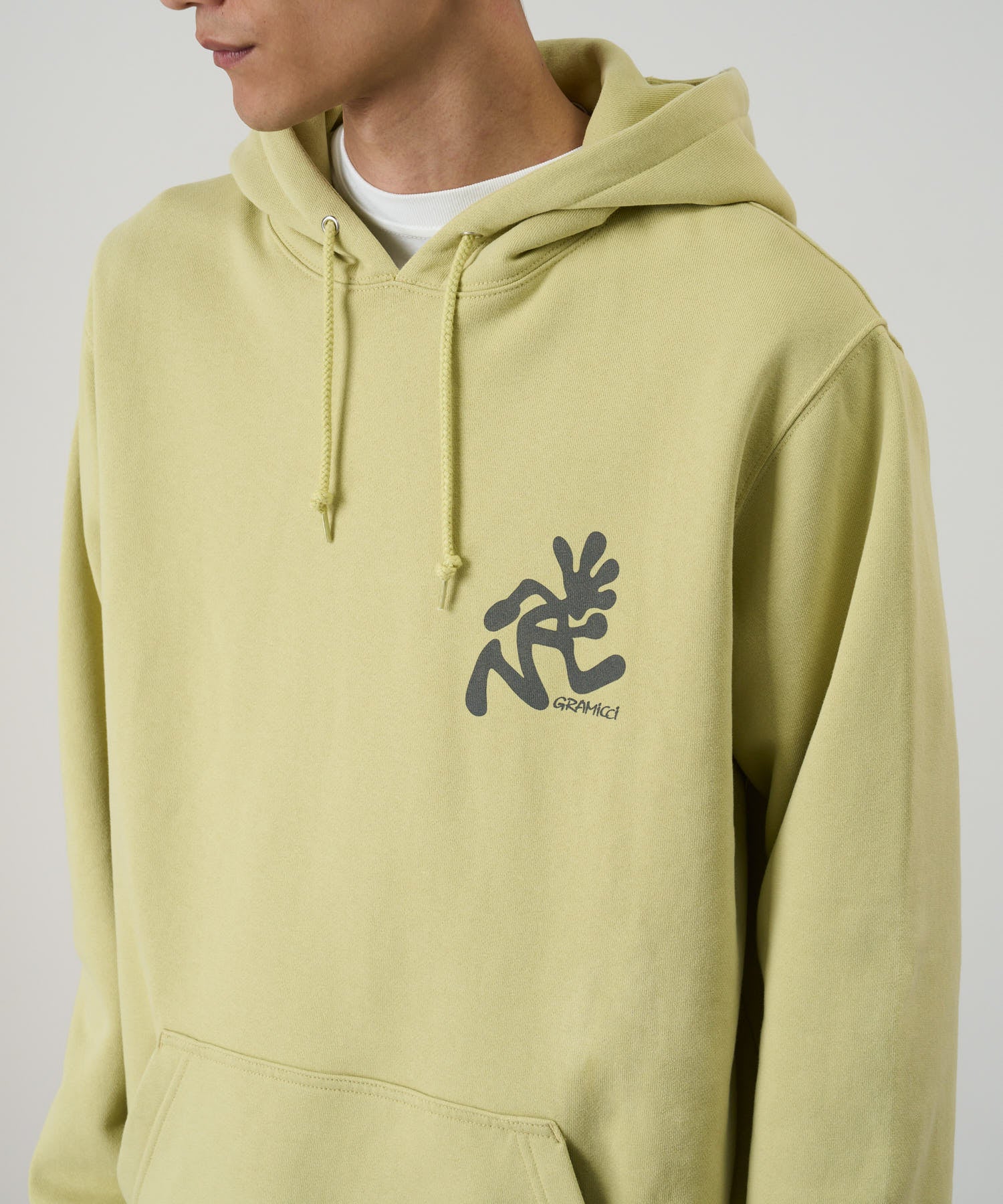 Running Man Hooded Sweatshirt - Lime - Image 2