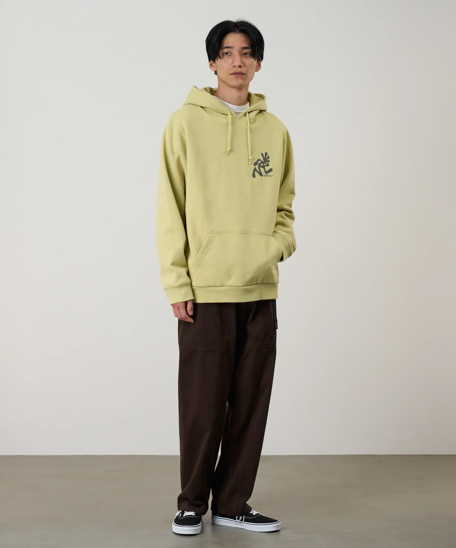 Running Man Hooded Sweatshirt - Lime - Image 3