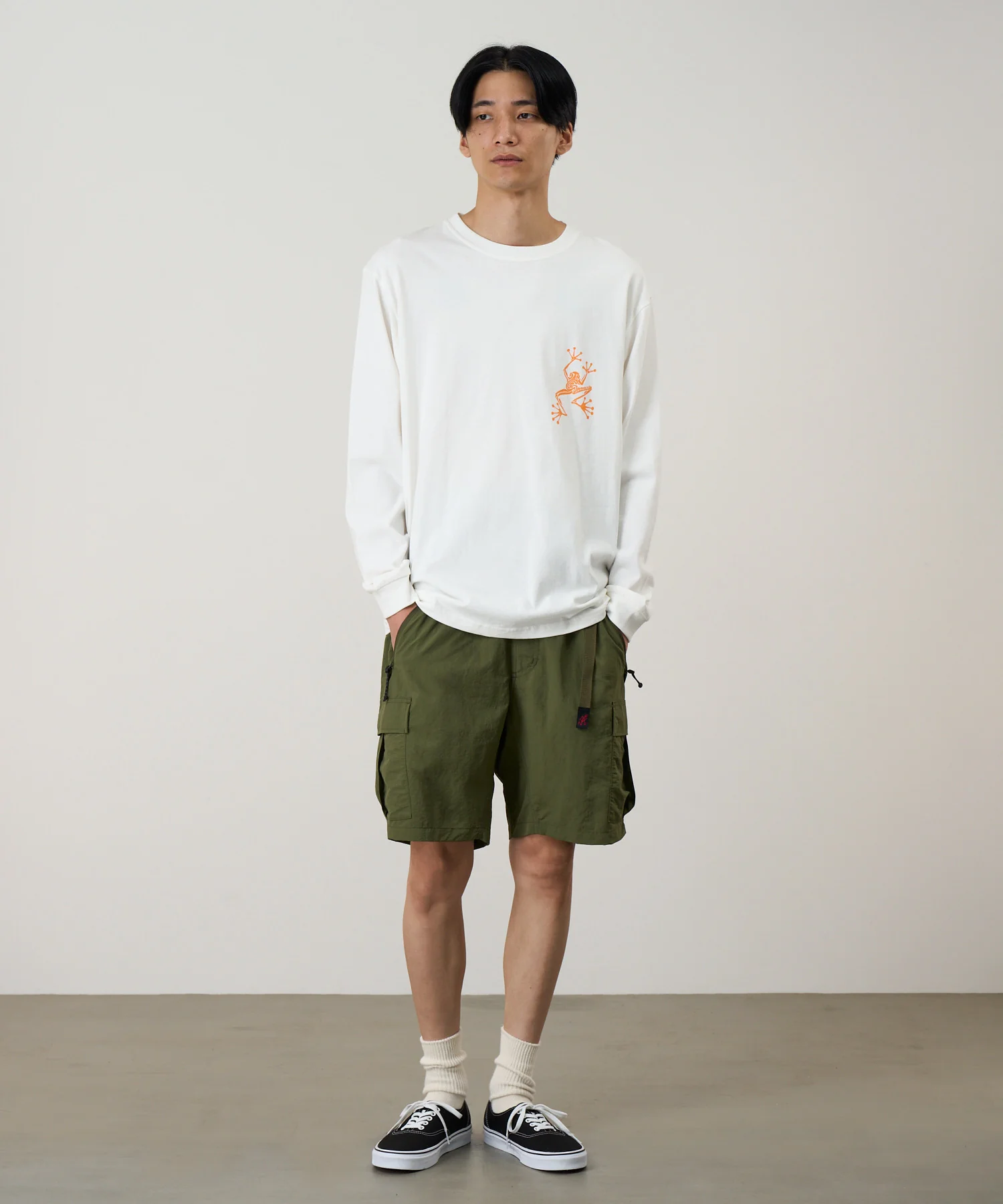 Sticky Hands L/S Tee - White - Image 3